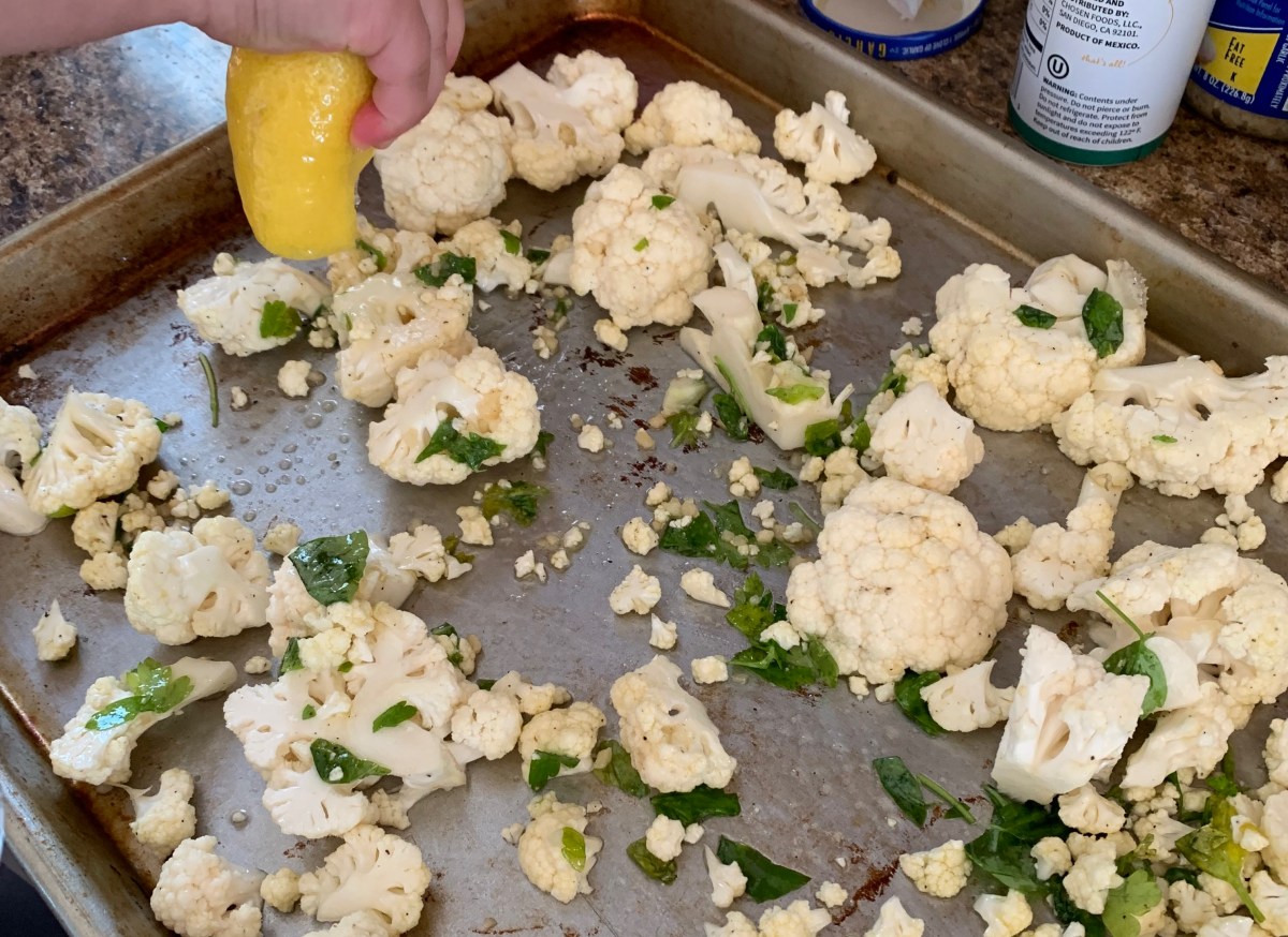 Summer Roasted Cauliflower